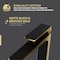 Anzzi 1-Handle Bathroom Vessel Sink Faucet in Matte Black and Brushed Gold L-AZ904MB-BG - alternate 4